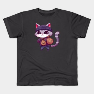 Cat Burglar Kids T-Shirt